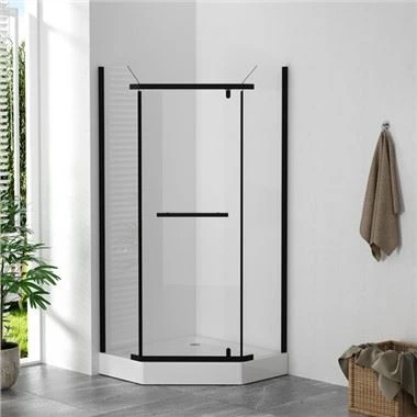 Cửa có bản lề Phòng tắm hình ngũ giác