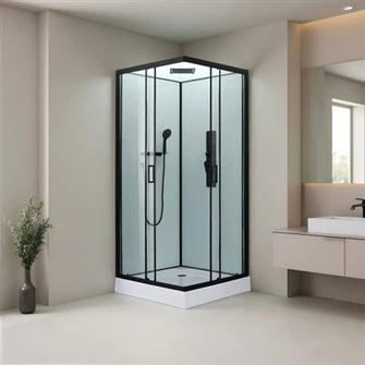 Buồng tắm vuông có vòi mát-xa thủy lực